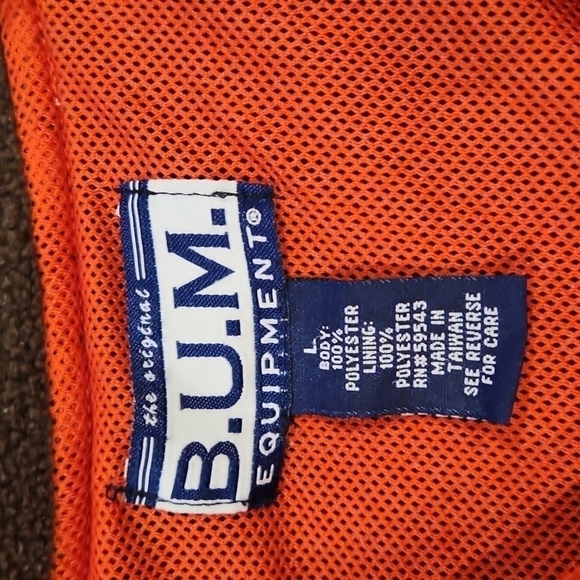 𝅺B.U.M. Equipment Brown Zip-Up Fleece Vest Jacket - Picture 5 of 6